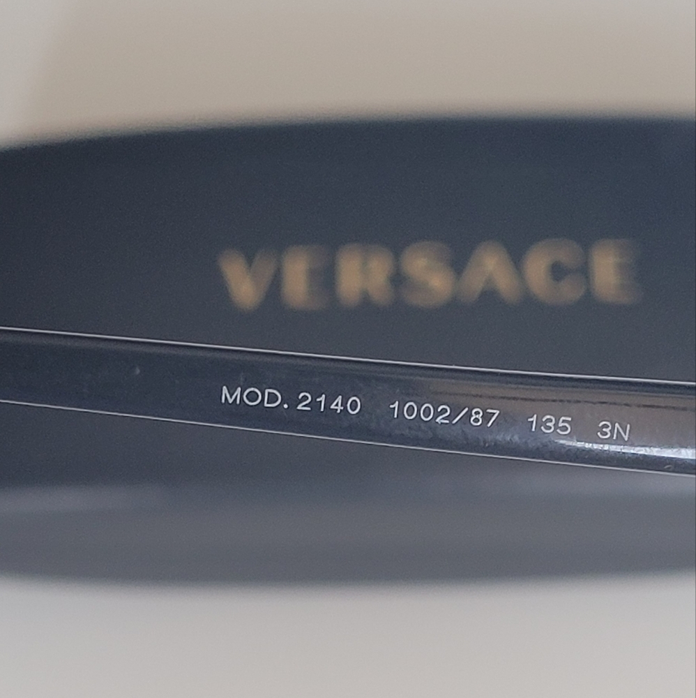 Versace Black and Gold Sunglasses VE2140 - Picture 9 of 15